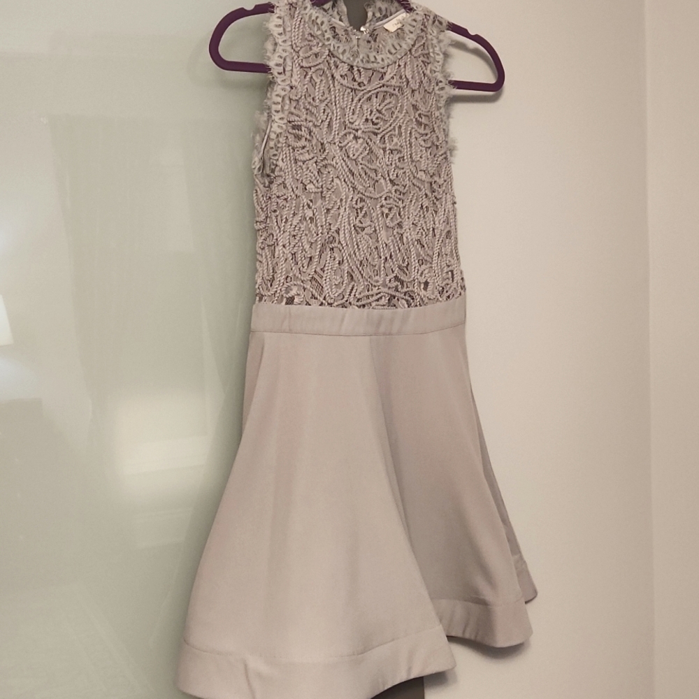 Honey Chelsea size M embroidered lace mini dress